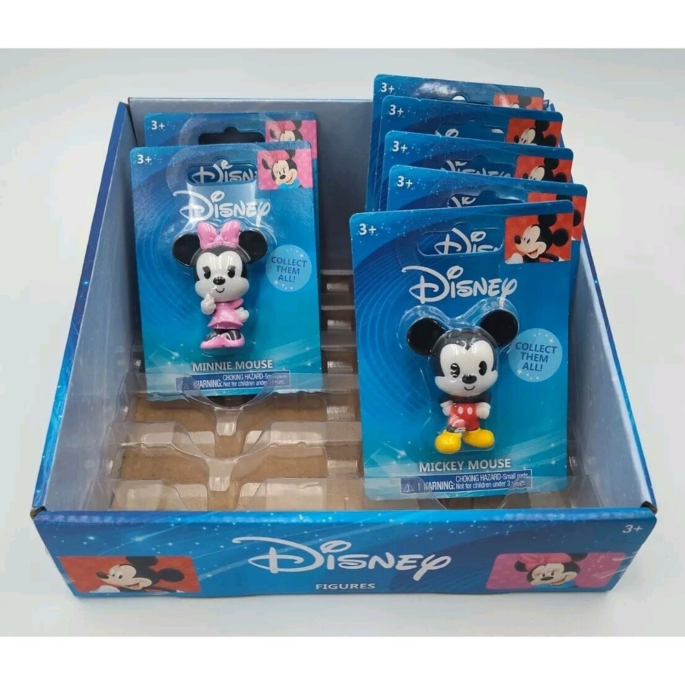 SET-7 +BOX Disney Mickey Mouse Minnie Mouse Toy MiniSEE PIC